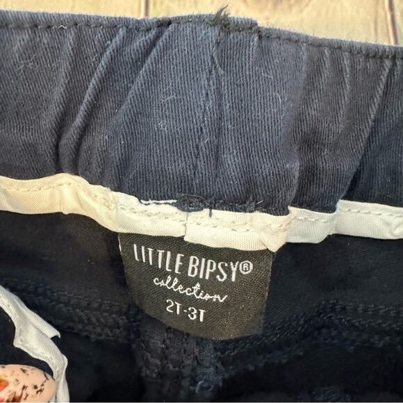 Little Bipsy Navy Pants - Picture 2 of 3